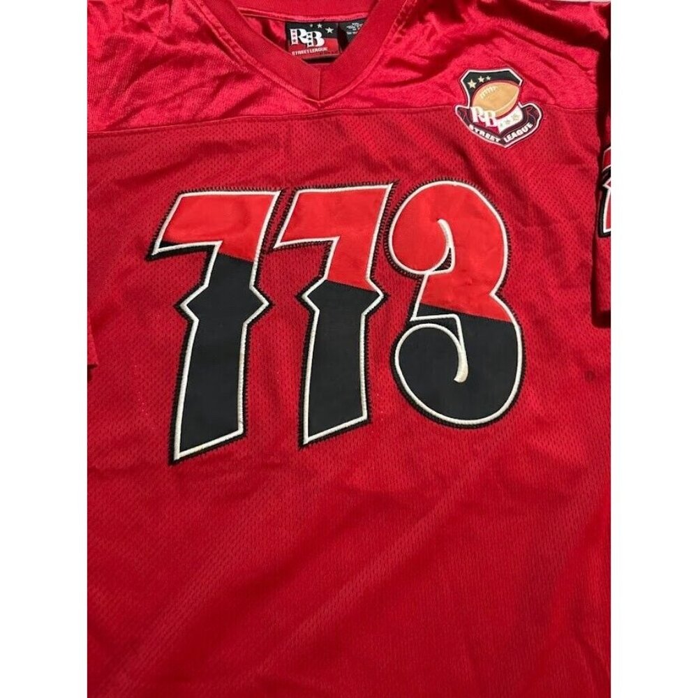 Chicago RB Street Ball Head Hunters #773 Jersey Mens 2XL Red Short Sleeve. - Picture 2 of 14